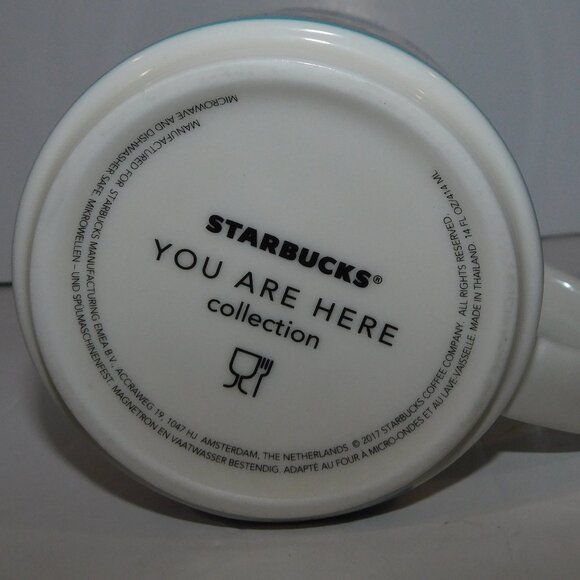 2017 Starbucks YOU ARE HERE YAH Rotterdam Netherlands 14 oz Coffee Tea Mug - Picture 6 of 7